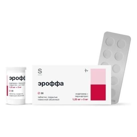 Эроффа 1,25мг+5мг таб.п/об.пл. №30 (Гротекс ооо)