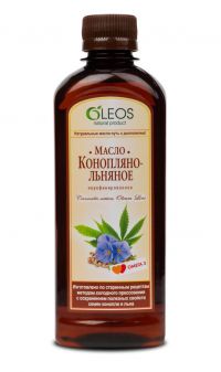 Oleos (Олеос) масло конопляно-льняное 350мл пищевое (ОЛЕОС ООО)