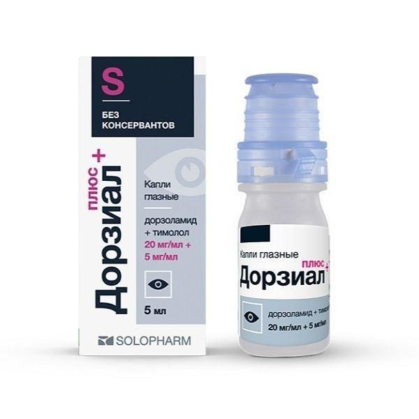 Дорзиал плюс 5мл капли глазн. №1 фл.-кап. (Гротекс ооо_1)