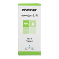 Ирифрин 2.5% 5мл капли глазн. №1 фл.-кап. (СЕНТИСС ФАРМА)