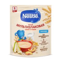 Nestle (Нестле) каша молочная 200г мультизлак груша персик с 6 мес. (НЕСТЛЕ РОССИЯ ООО)
