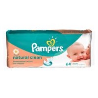 Pampers (Памперс) салфетки влажные naturally clean №64 смен.блок (ПРОКТЕР ЭНД ГЕМБЛ)