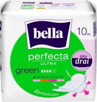 Bella (белла) прокладки перфекта ультра №10 зеленый (TZMO S.A.)