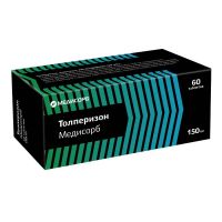 Толперизон 150мг таб.п/об.пл. №60 (МЕДИСОРБ)