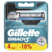 Gillette (Жиллетт) mach 3 sensitive кассета сменная №4 (GILLETTE DEUTSCHLAND GMBH&CO.OHG)