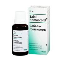 Сабаль-гомаккорд 30мл капли д/пр.внутр.гомеоп. (БИОЛОГИШЕ ХАЙЛЬМИТТЕЛЬ ХЕЕЛЬ)