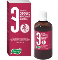 Эффекс красный корень 100мл настойка №1 фл. (ЭВАЛАР)