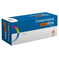 Глимепирид 4мг таб. №30 (РАФАРМА)