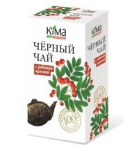 Kima (Кима) чай черный байховый листовой высшего сорта 50г с ягодами красн. рябины (СОЛНЦЕ АЛТАЯ)