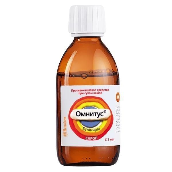 Омнитус 0.8мг/мл 200мл сироп №1 фл.ложк.мерн. (Hemofarm a.d.)