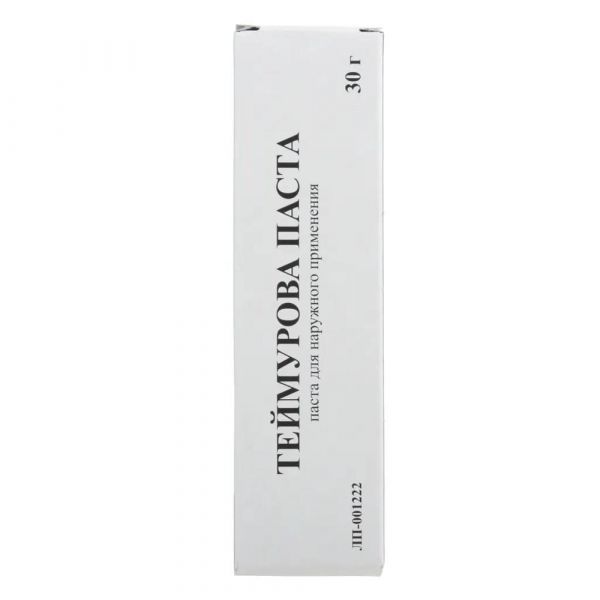 Теймурова паста 30г паста д/пр.наружн. №1 уп. (Тульская фармацевтическая фабрика ооо_2)