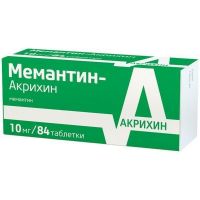Мемантин 10мг таб.п/об.пл. №84 (ПОЛЬФАРМА)