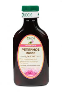 Oleos (олеос) репейное масло для волос 100мл (ОЛЕОС ООО)