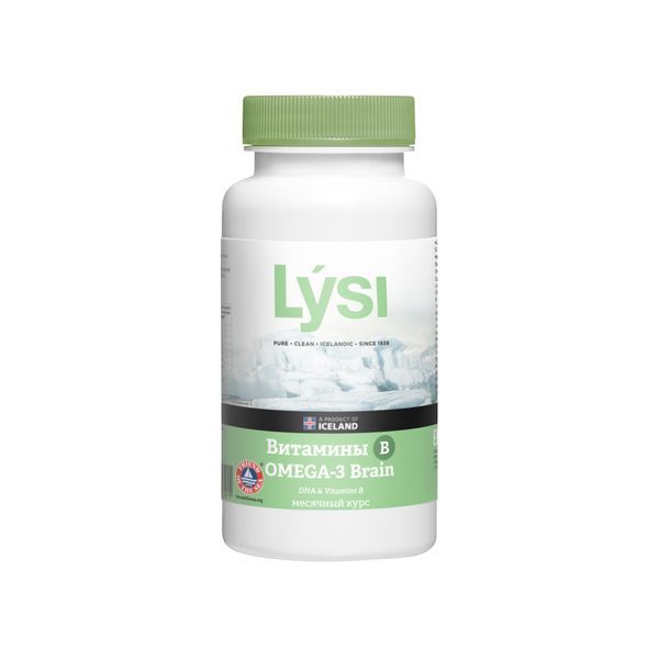 Лиси омега-3 брэйн капс. №60 витамины группы b (Lysi hf)