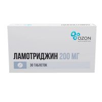 Ламотриджин 200мг таб. №30 (АТОЛЛ)