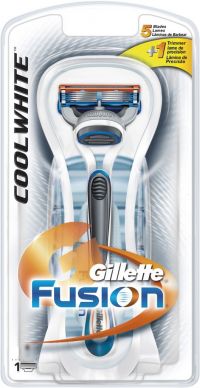 Gillette (Жиллетт) fusion cool white станок для бритья с кассетой №1 (ПРОКТЕР ЭНД ГЕМБЛ)