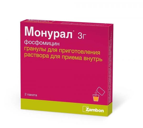 Монурал 3г гран.д/р-ра д/пр.внутр. №2 пак. (Zambon switzerland ltd)