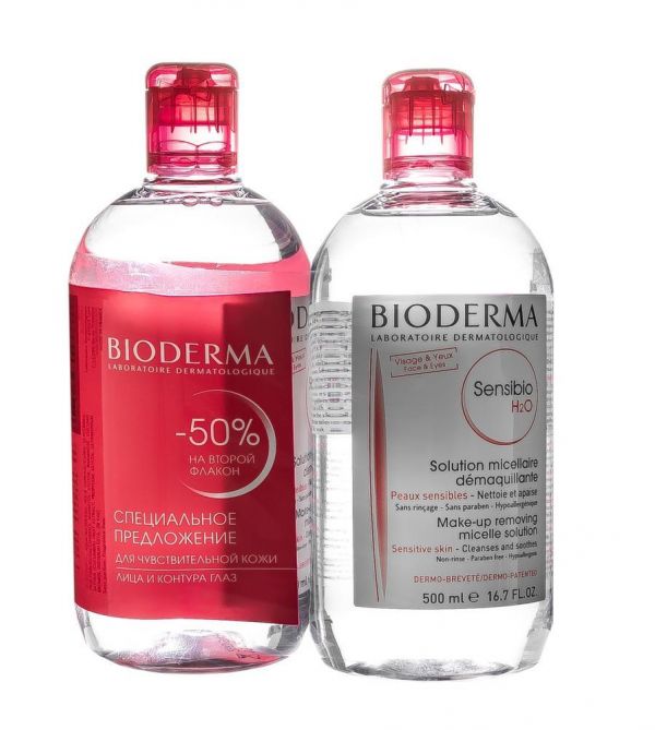 Bioderma (биодерма) сенсибио вода очищающая 500мл №2 2546 (Naos)