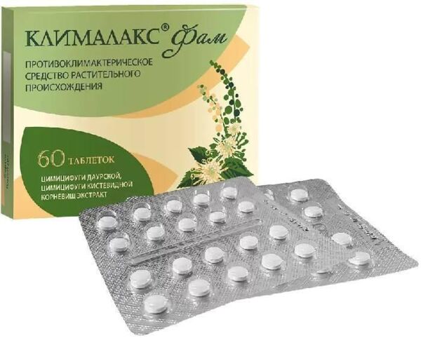 Клималакс фам 20мг таб.п/об.пл. №60 (Вифитех зао)
