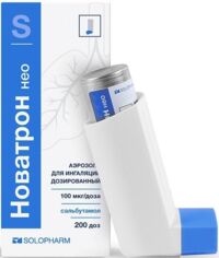 Новатрон нео 100мкг/доза 200доз аэр.д/инг. №1 бал. (ГРОТЕКС)