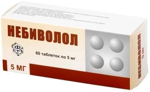 Небиволол 5мг таб. №60 (Березовский фармацевтический завод зао)