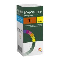 Меропенем 1г пор.д/р-ра д/ин.в/в. №1 фл. (РАФАРМА)