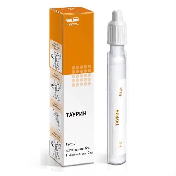 Таурин 4% 10мл капли глазн. №1 фл. (Обновление пфк ао)