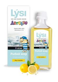 Лиси рыбий жир детский 240мл лимон (LYSI HF)