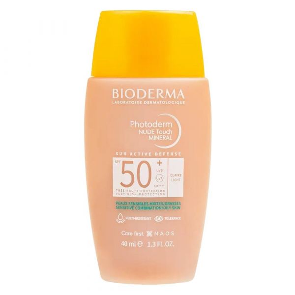 Bioderma (биодерма) фотодерм флюид с тоном spf50+ светлый 40мл 3448 (Naos)