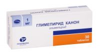 Глимепирид 1мг таб. №30 (КАНОНФАРМА)