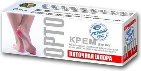 Тигровый глаз орто пяточная шпора 75мл крем д/ног (Медикомед нпф ооо)