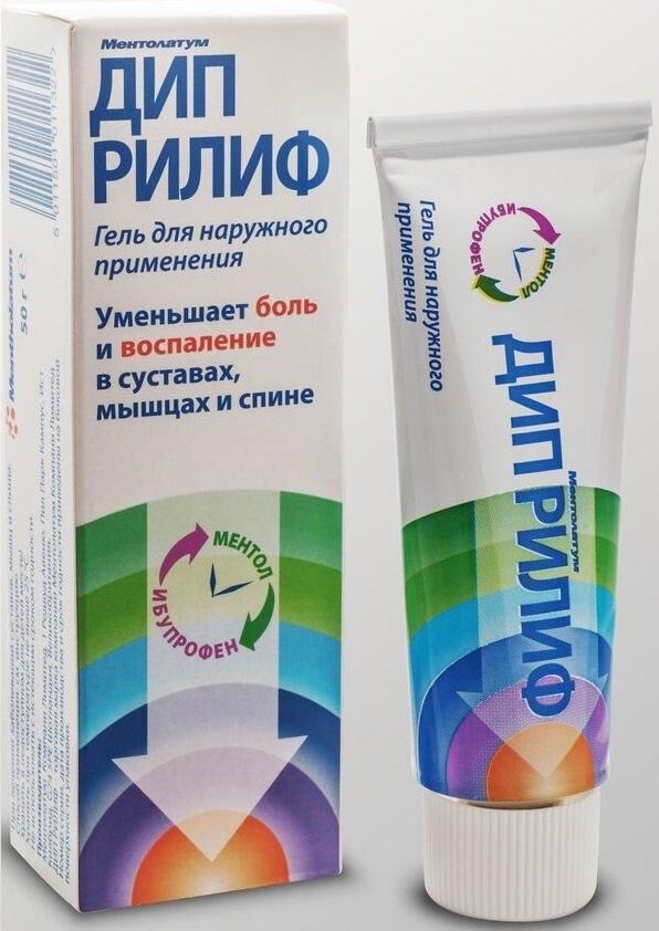 Дип рилиф 50г гель д/пр.наружн. №1 туба (Mentholatum company limited)