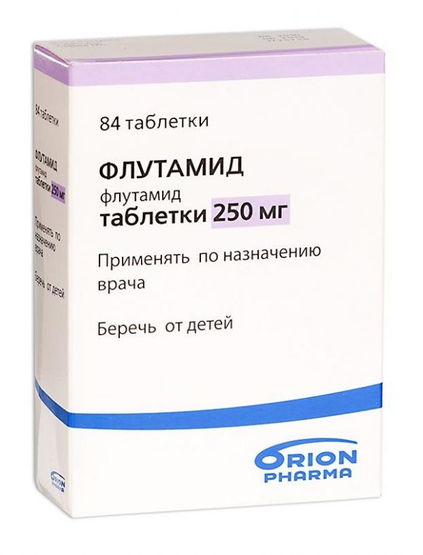 Флутамид 250мг таблетки №84 (Orion corporation)