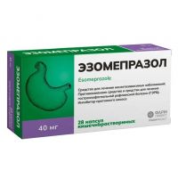 Эзомепразол 40мг таб.п/об.киш/раств. №28 (ФАРМПРОЕКТ)