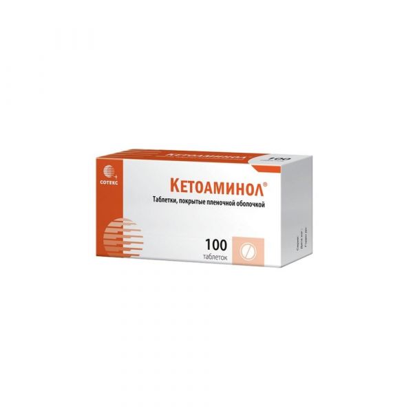 Кетоаминол таб.п/об.пл. №100 (Nanjing beijingu pharmaceutical co.ltd)