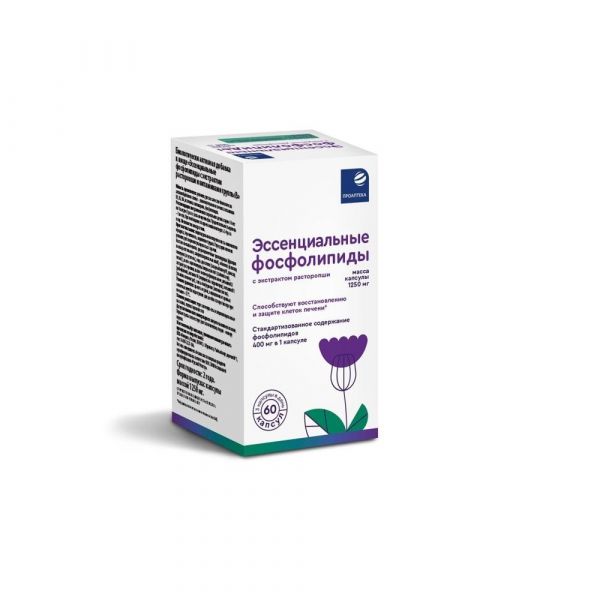 Проаптека эссенциальные фосфолипиды+витамины группы b капс. №60 с экстрактом расторопши (Полярис ооо)