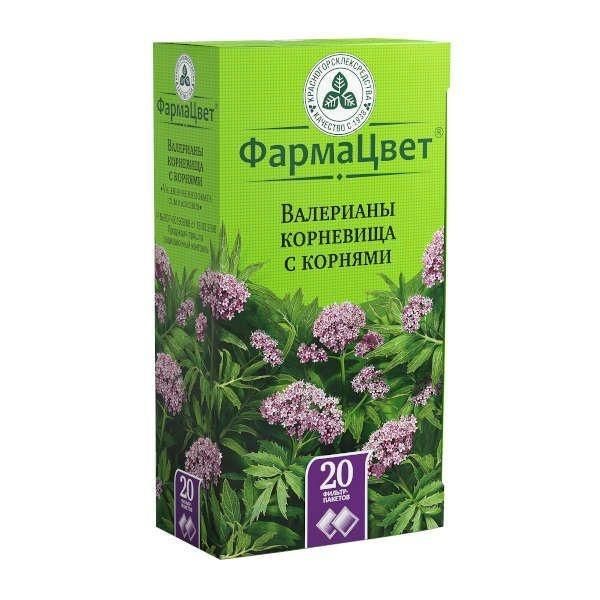 Валерианы корневища с корнями 1.5г №20 ф/п. (Красногорсклексредства оао)