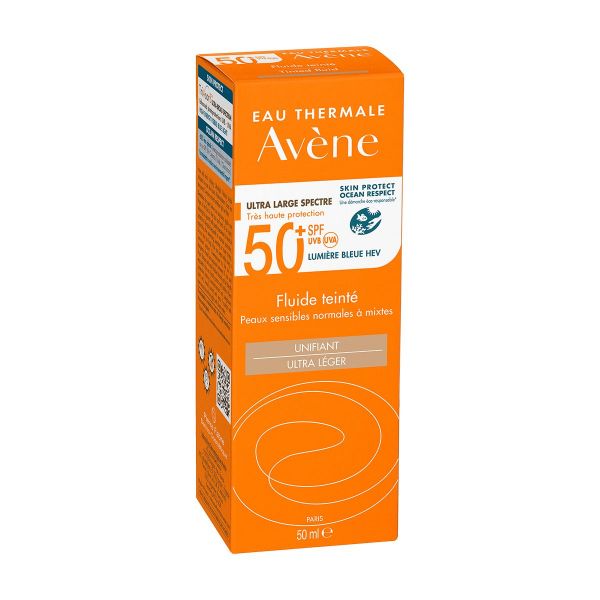 Avene (Авен) солнцезащитный флюид 50мл тонир.эфф. spf50+ 2689 9111 (Pierre fabre dermo-cosmetique)