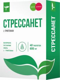 Эколеко стрессанет l-триптофан таб. №40 (ГРИН САЙД ООО)