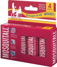 Mosquitall (москитол) лента липкая защита от мух №4 (АРНЕСТ)