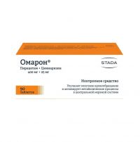 Омарон 400мг+25мг таб. №90 (НИЖФАРМ)
