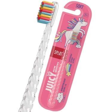Splat (сплат) зубная щетка детская juicy lab магия единорога прозрачная (Сплат глобал ооо)