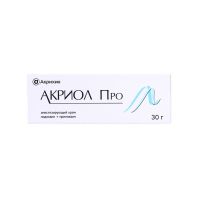 Акриол про 2,5%+2,5% 30г крем д/пр.местн.,наружн. №1 туба (АКРИХИН)