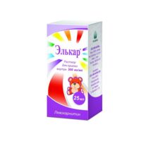 Элькар 200мг/мл 25мл р-р д/пр.внутр. №1 фл.-кап. (ПИК-ФАРМА)