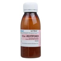 Ибупрофен 100мг/ 5мл 100г(80мл) сусп.д/пр.внутр.детск. №1 фл.  клубника (ЭКОЛАБ)
