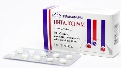 Циталопрам 10мг таб.п/об. №30 (Пранафарм ооо)