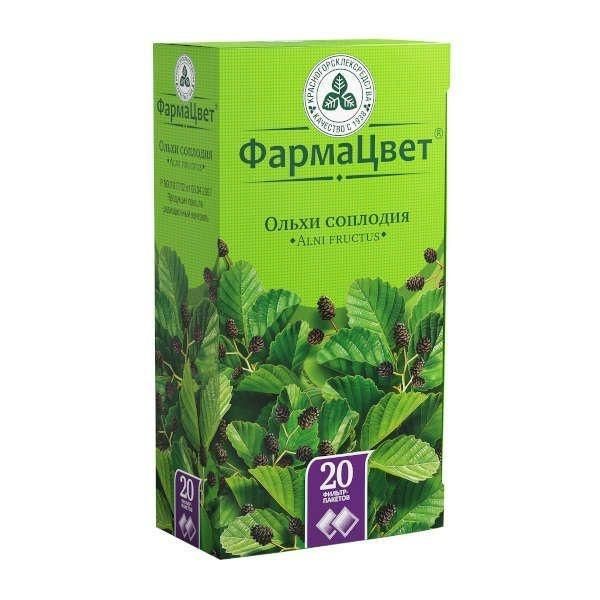 Ольхи соплодия 1.5г пор. №20 ф/п. (Красногорсклексредства оао)