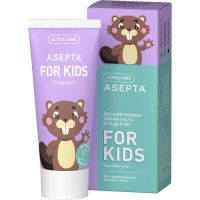 Асепта зубная паста кидс укрепление эмали 50мл гелевая 4-8 лет бабл гам (ВЕРТЕКС)