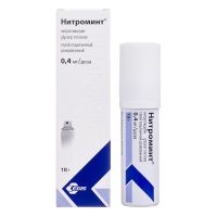 Нитроминт 0,4мг/доза 10г спрей сублингв.доз. №1 бал.аэр. (ЭГИС)