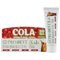 PresiDent (Президент) зубная паста детская четыре фрукта 50мл клубника (BETAFARMA S.P.A.)